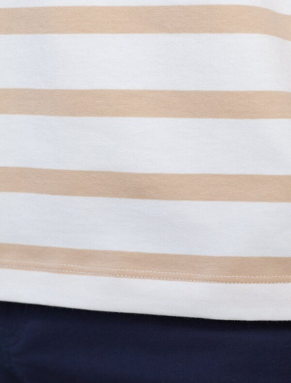 VILATTE Футболка 590889 U49.024 белый-бежевый