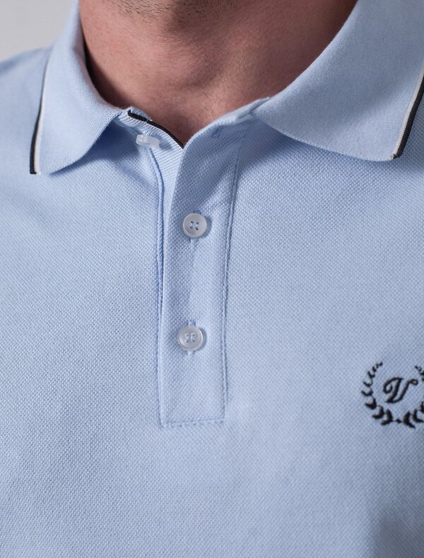 VILATTE Футболка 590892 U49.057 голубой