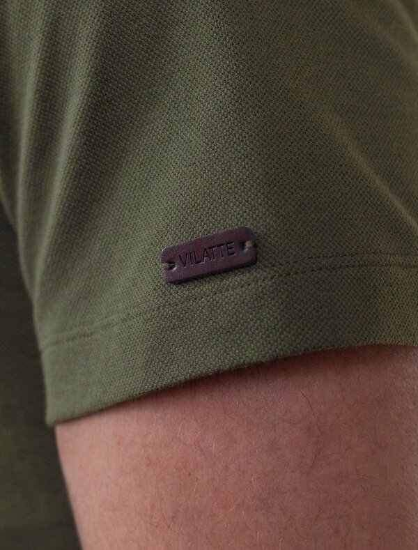 VILATTE Футболка 590893 U49.057 т.оливковый