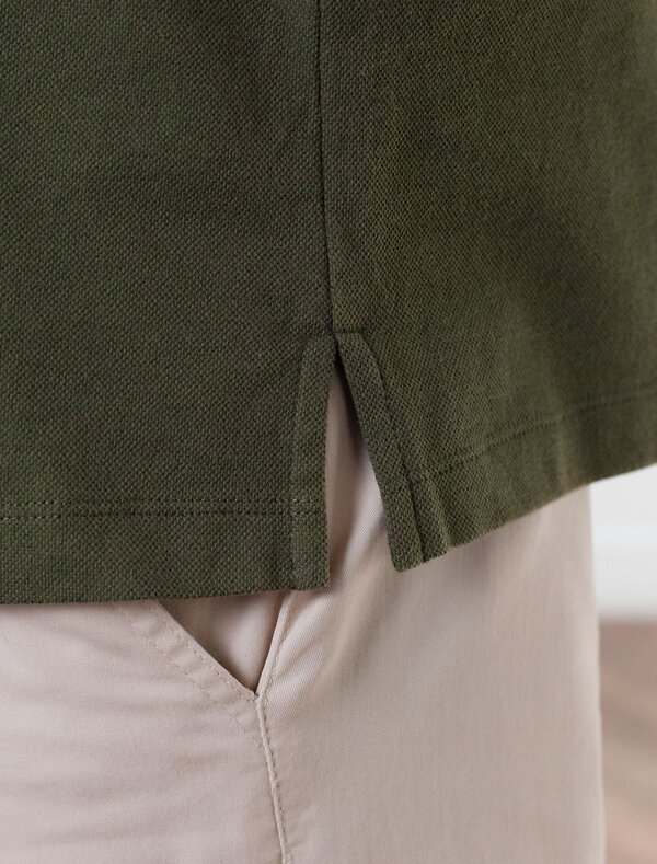 VILATTE Футболка 590893 U49.057 т.оливковый