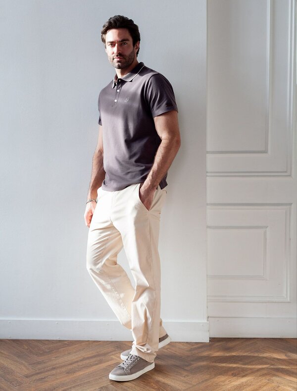 VILATTE Футболка 590894 U49.057 т.серый