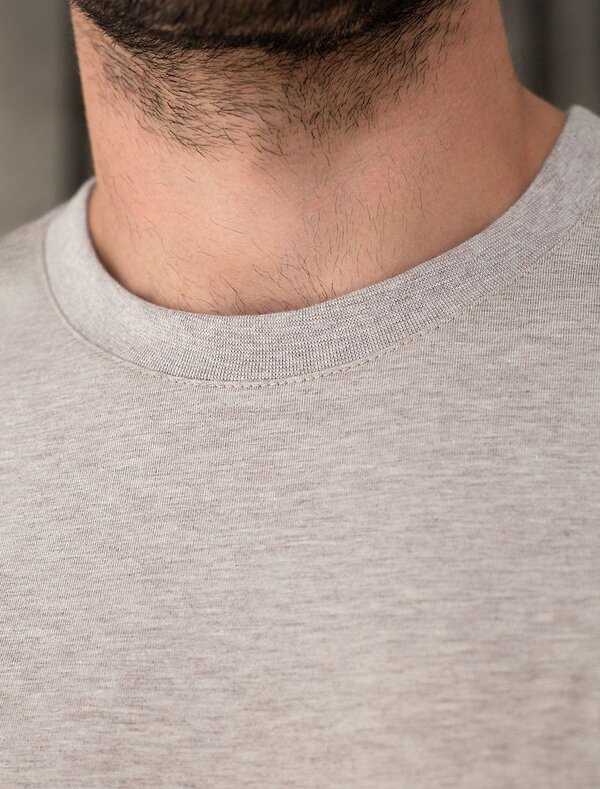 VILATTE Футболка 590897 U49.068 кофейный меланж_карта