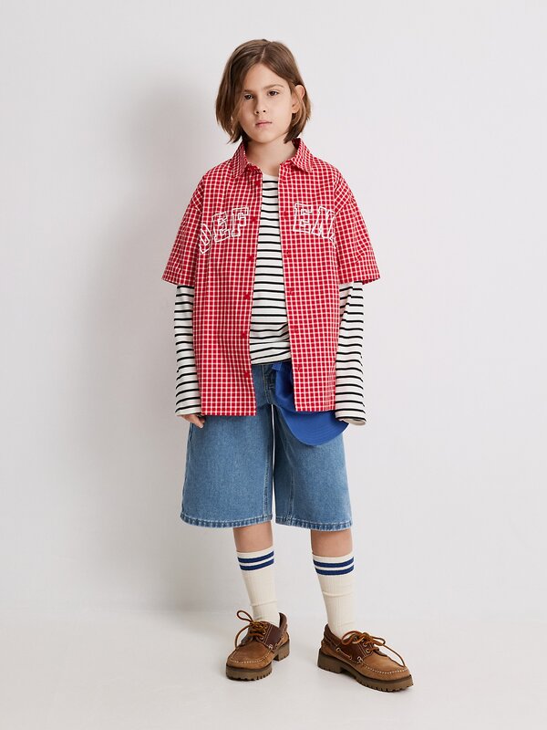 Acoola Сорочка 590977 20110290085 красная клетка