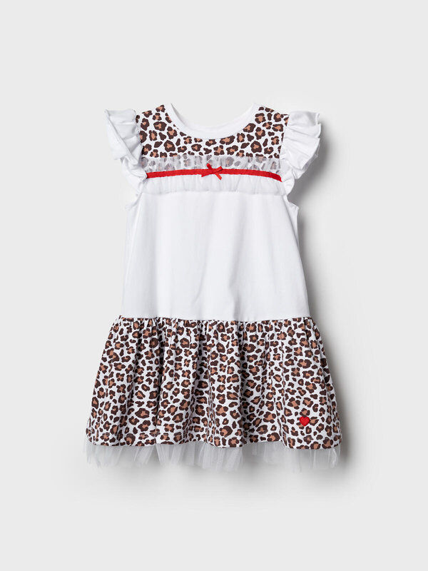 PLAYTODAY Платье 591013 12622457 белый,охра,темно-серый