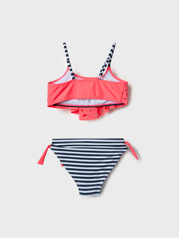 PLAYTODAY Купальный костюм 591017 12621541 розовый,темно-серый,белый