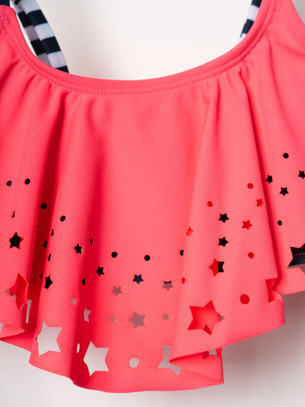 PLAYTODAY Купальный костюм 591017 12621541 розовый,темно-серый,белый