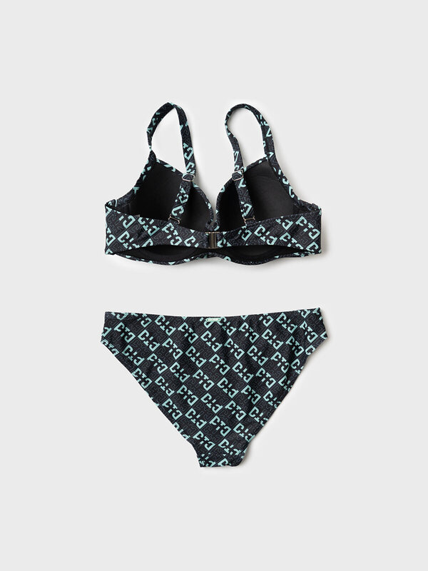 PLAYTODAY Купальный костюм 591039 12666297 светло-зеленый,черный