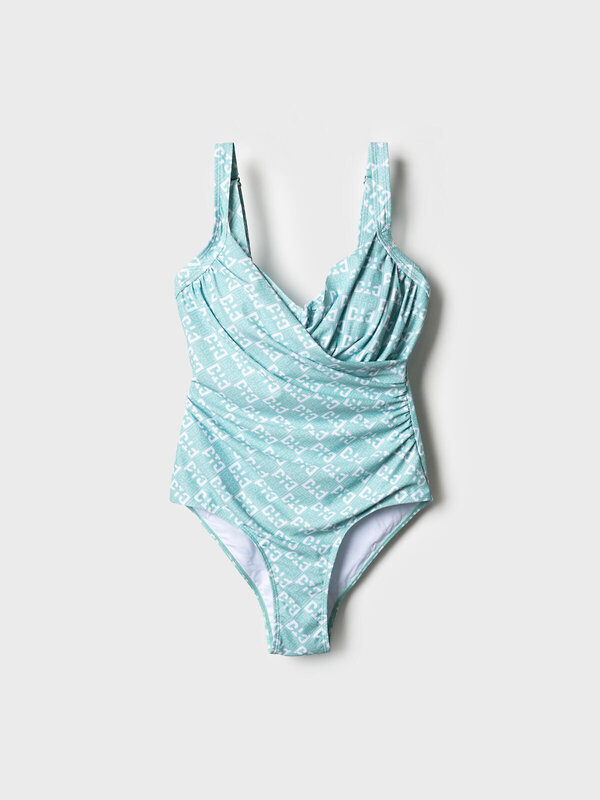 PLAYTODAY Купальник 591040 12666298 белый,светло-зеленый