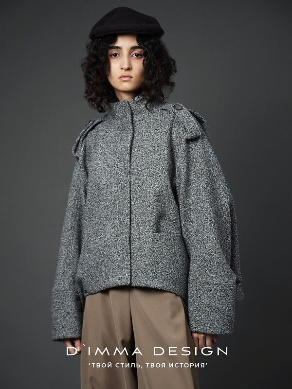 DIMMA Полупальто 591085 2668 Серый