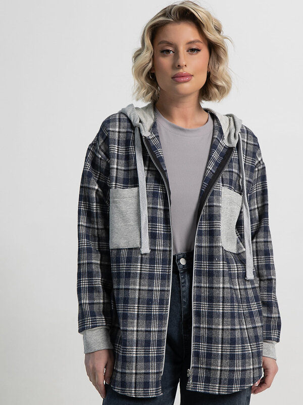 LT Collection Рубашка 591107 Б15126-50М синий/серый