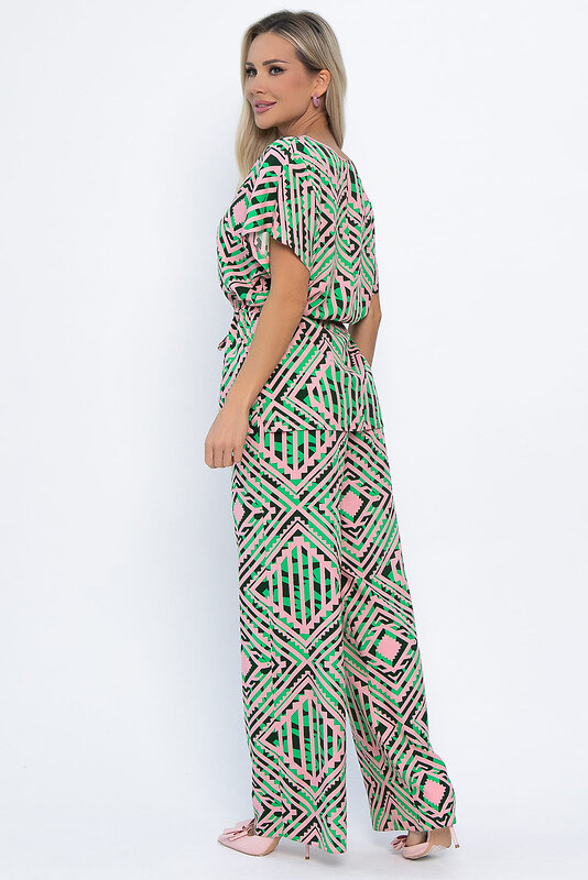 LT Collection Костюм 591114 К15337-5М Розово-зеленый