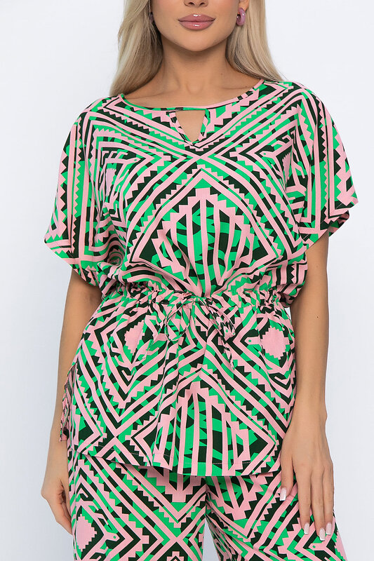 LT Collection Костюм 591114 К15337-5М Розово-зеленый