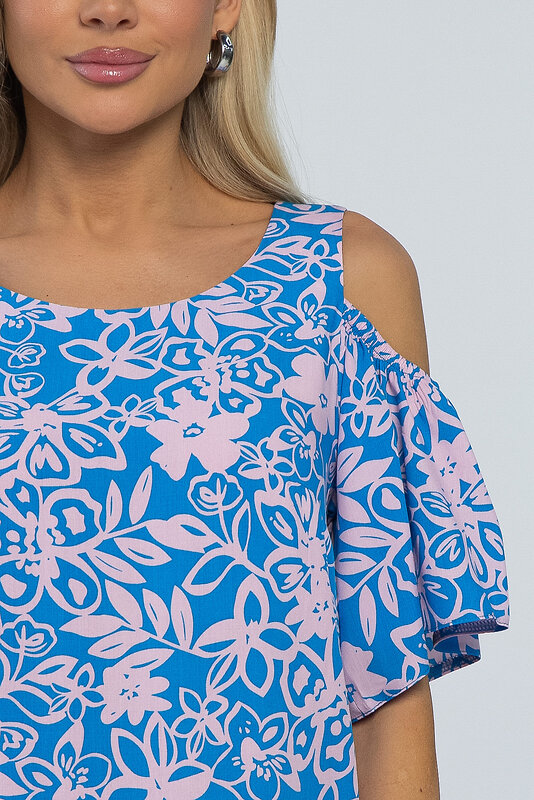 LT Collection Платье 591116 П15348-5М синий