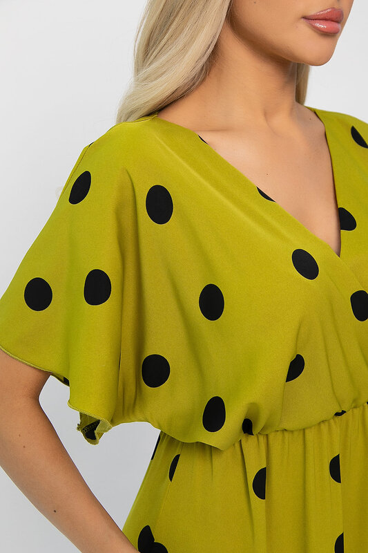 LT Collection Платье 591125 П15468-7М оливковый