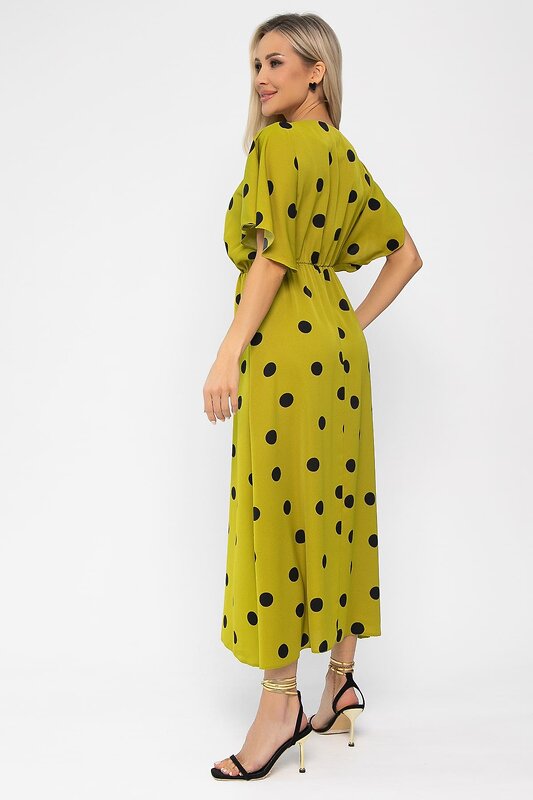 LT Collection Платье 591125 П15468-7М оливковый