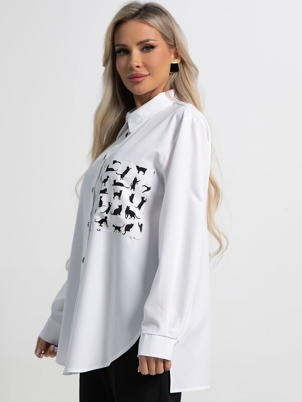 LT Collection Рубашка 591130 Б15480-8М белый