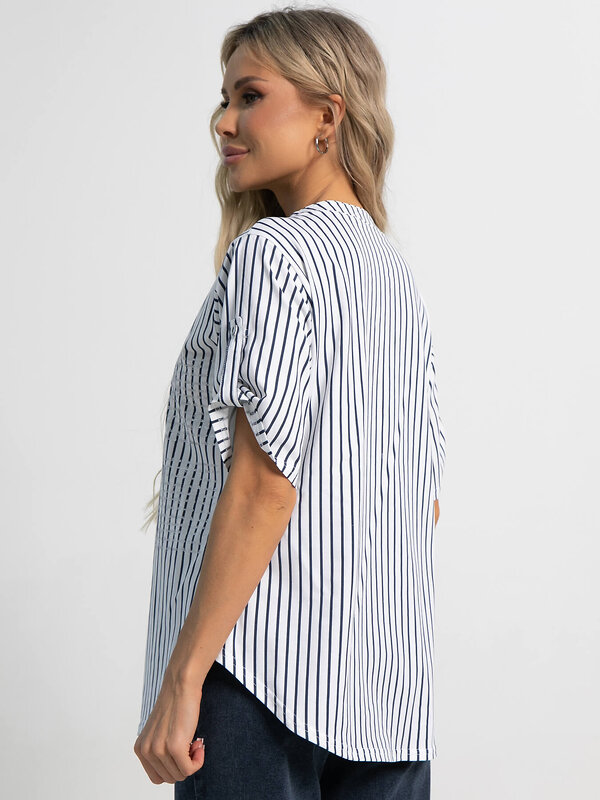 LT Collection Блуза 591138 Б15538-4М белый