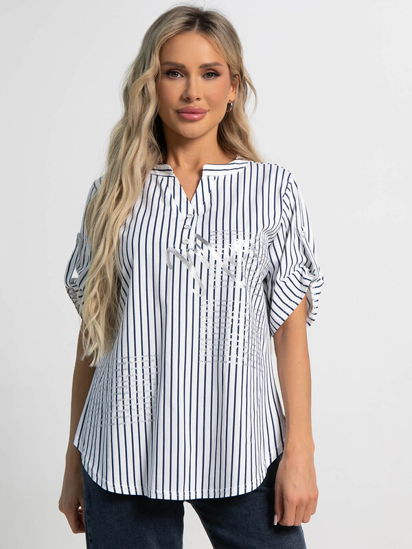 LT Collection Блуза 591138 Б15538-4М белый