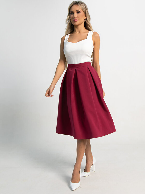 LT Collection Юбка 591142 Ю15558-3М бордовый