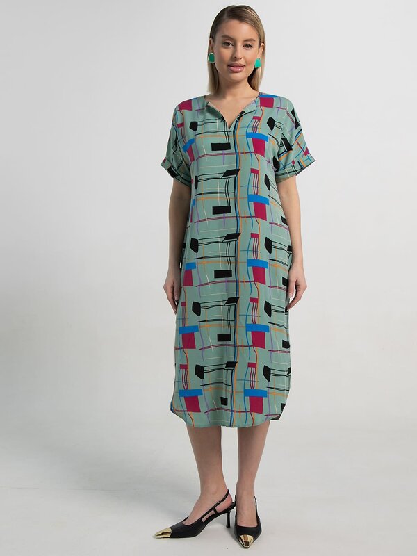 LT Collection Платье 591152 П15602-6М зеленый