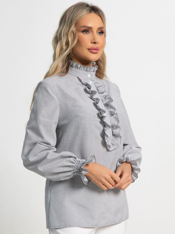 LT Collection Блуза 591154 Б15622-54М серый