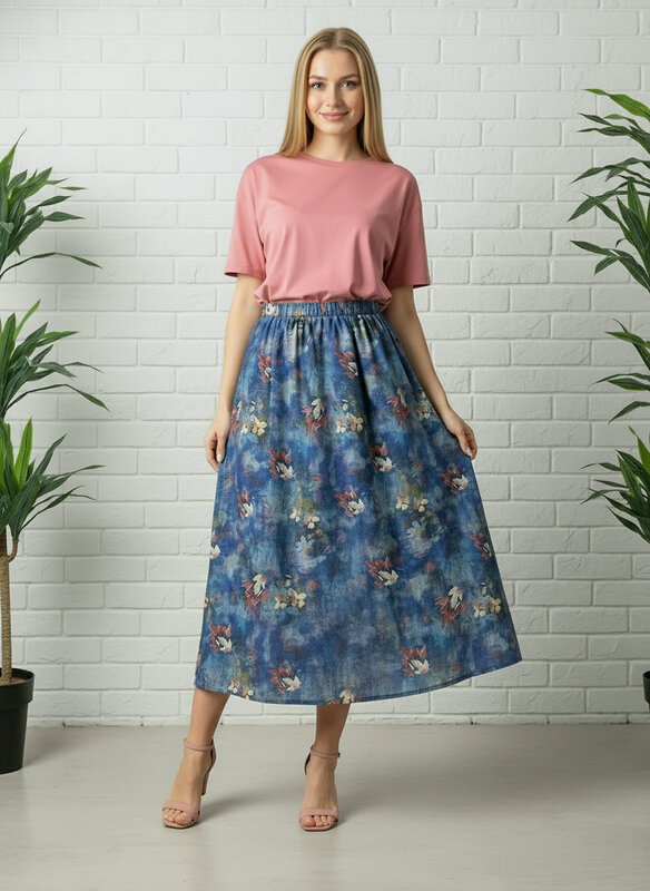 LT Collection Юбка 591156 Ю15574-10М синий