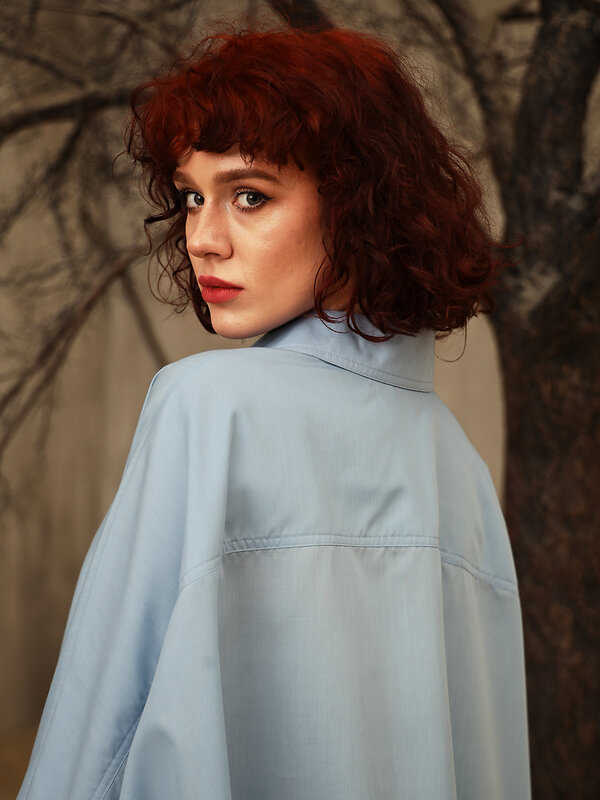 DIMMA Блузка 591094 2673 Голубой