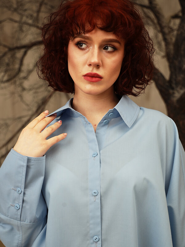 DIMMA Блузка 591094 2673 Голубой