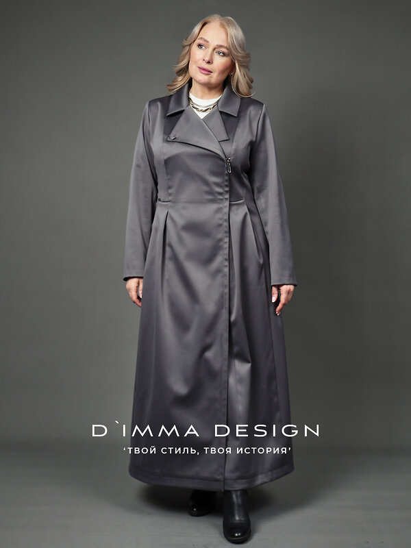 DIMMA Плащ 591095 2674 Серо-зеленый