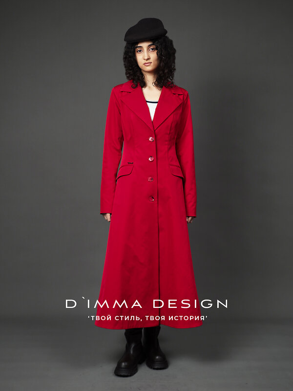 DIMMA Плащ 591099 2675 Темно-красный
