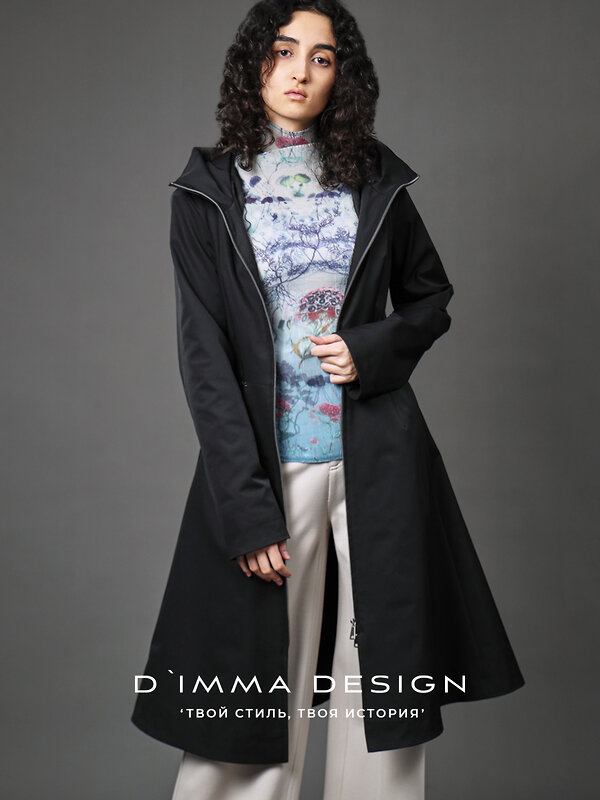 DIMMA Плащ 591100 2676 Черный