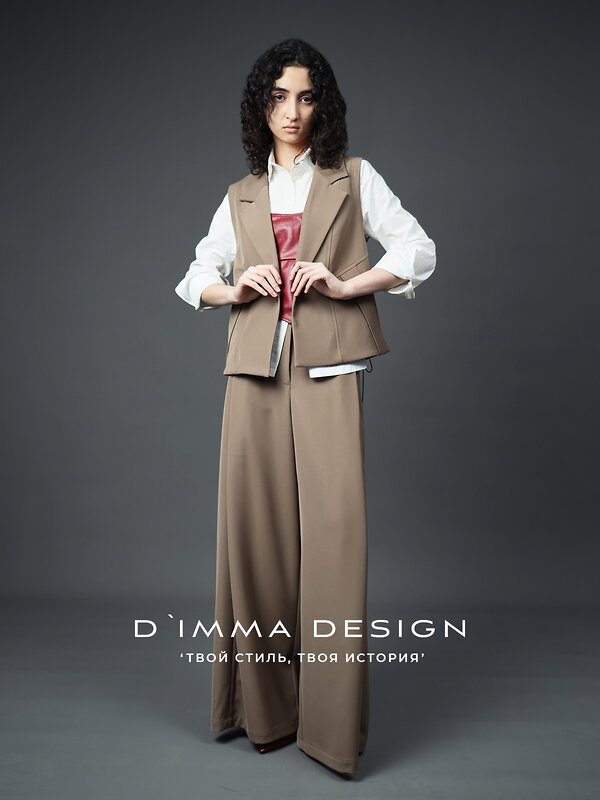 DIMMA Жилет 591105 2678 Табачный