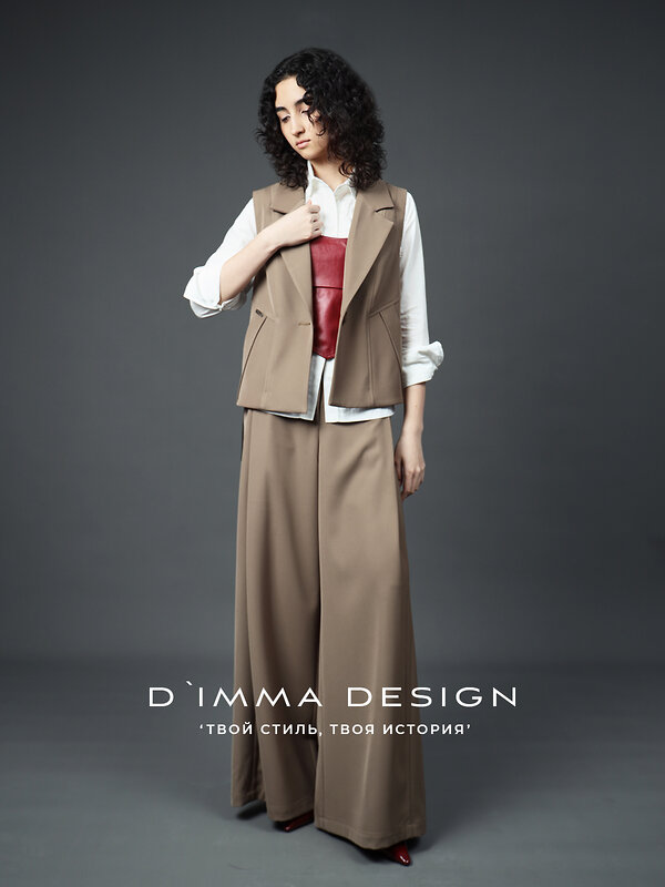 DIMMA Жилет 591105 2678 Табачный