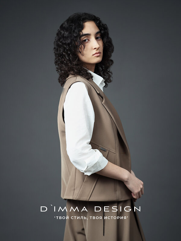 DIMMA Жилет 591105 2678 Табачный