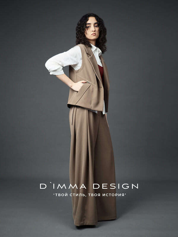 DIMMA Жилет 591105 2678 Табачный