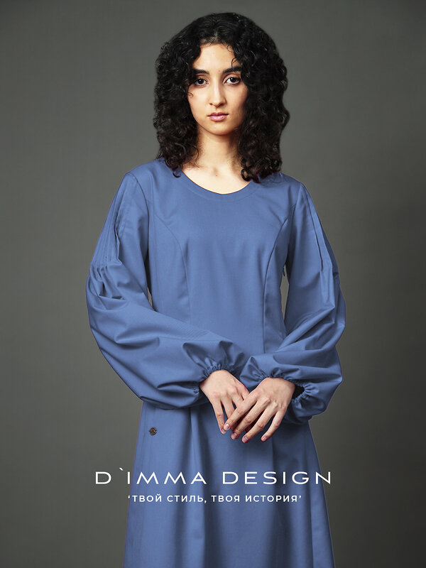 DIMMA Платье 591199 2684 Джинсовый