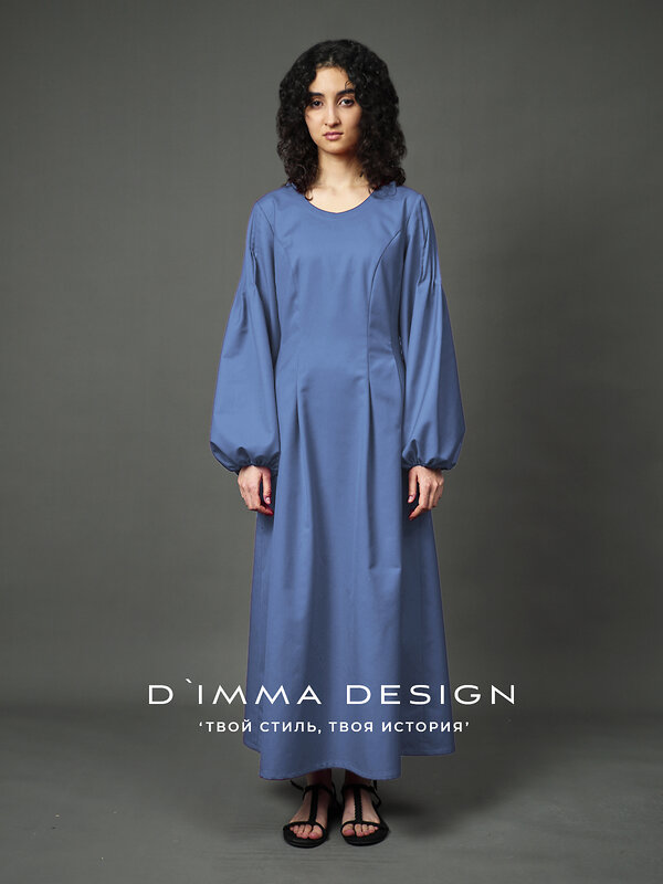 DIMMA Платье 591199 2684 Джинсовый