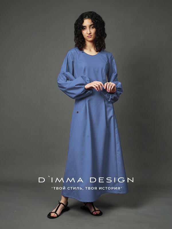 DIMMA Платье 591199 2684 Джинсовый