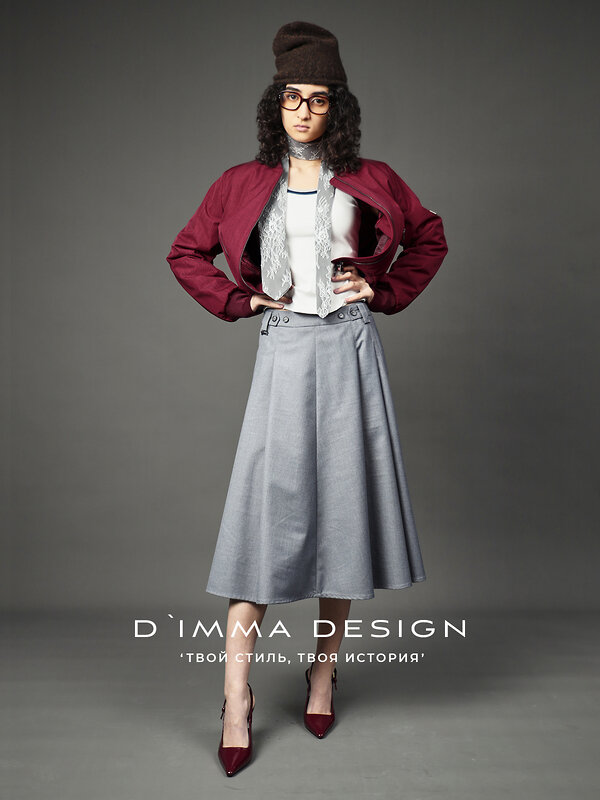 DIMMA Юбка 591195 2680 Серый