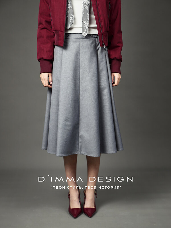DIMMA Юбка 591195 2680 Серый