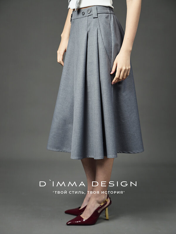DIMMA Юбка 591195 2680 Серый