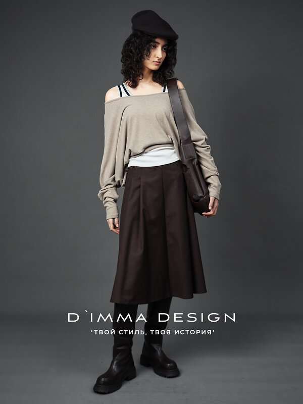 DIMMA Юбка 591194 2680 Коричневый