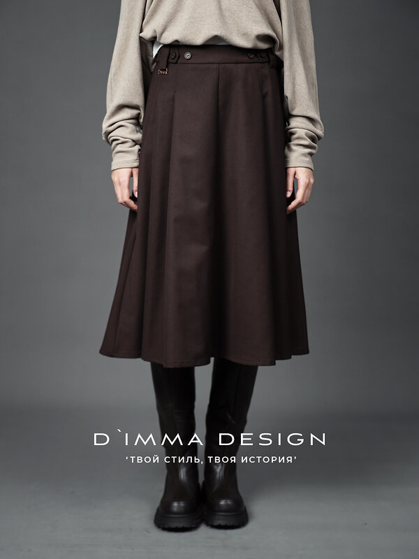 DIMMA Юбка 591194 2680 Коричневый