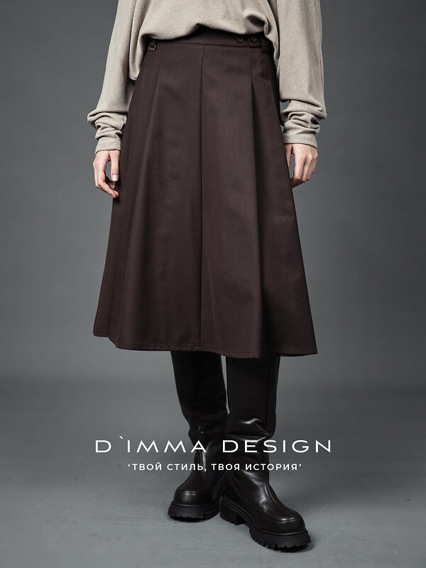 DIMMA Юбка 591194 2680 Коричневый