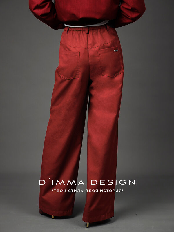 DIMMA Брюки 591190 2679 Темно-красный