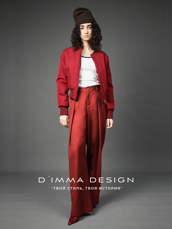 DIMMA Брюки 591190 2679 Темно-красный