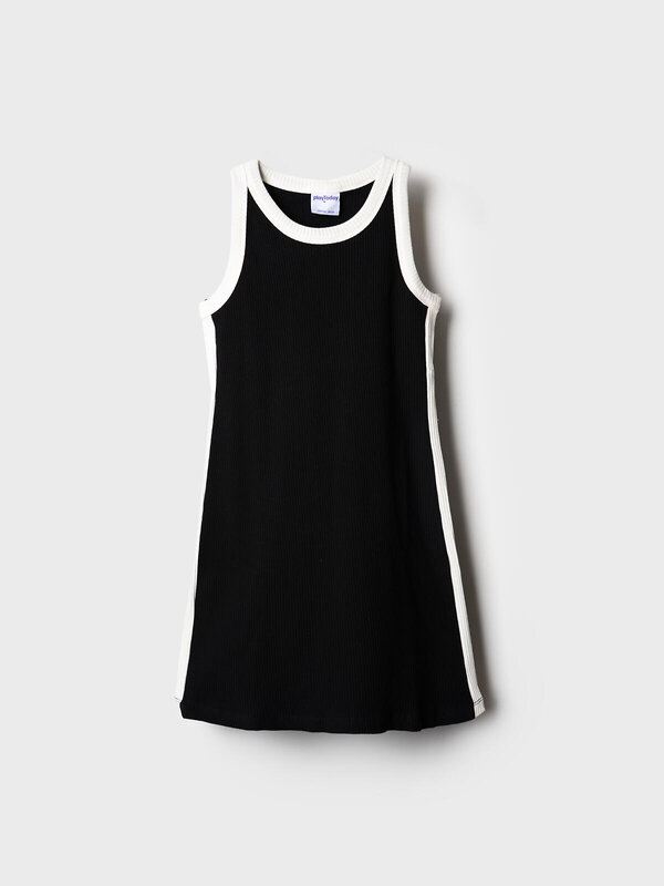 PLAYTODAY Платье 591205 12621316 белый,темно-серый