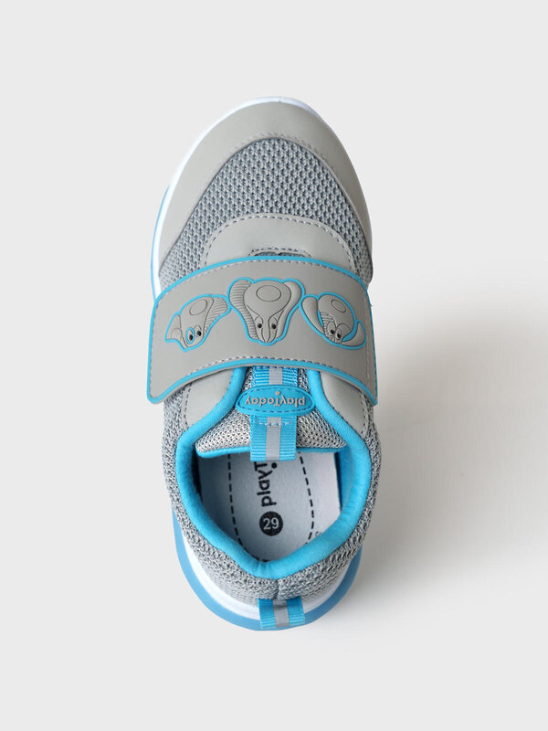 PLAYTODAY Полуботинки 591215 12612748 серый,голубой