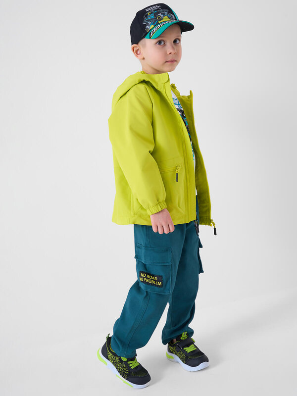 PLAYTODAY Полуботинки 591218 12612736 черный,светло-зеленый