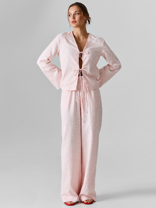 MARK FORMELLE Блузка 591279 122856 цветы на жемчужно -розовом